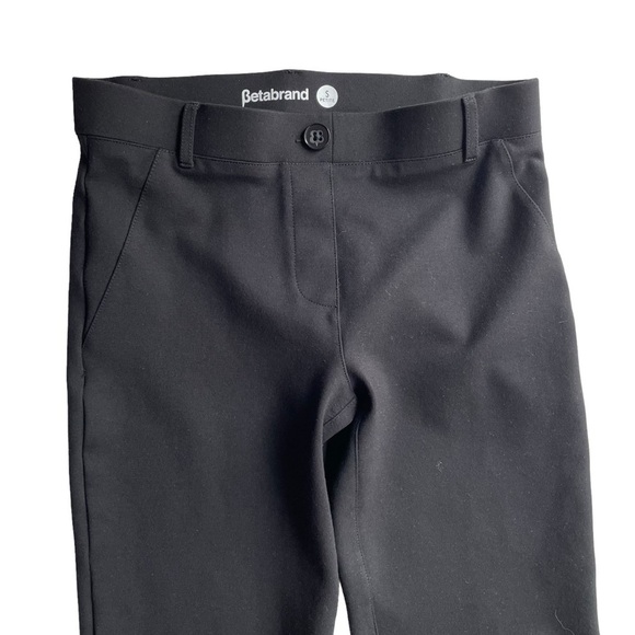Betabrand Classic Dress Yoga Pant Straight Black Size Small Petite Stretch - Picture 2 of 7